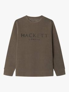 Детский брендовый свитшот с круглым вырезом Hackett London, Walnut Brown