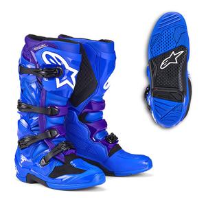 ALPINESTARS PROTECTS Xingt7 внедорожные мотоциклетные ботинки, гоночные туфли, трейловые и раллийные ботинки, мотоциклетные ботинки для мужчин, синие, размер 38