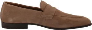 Мужские замшевые лоферы BOSS без застежек