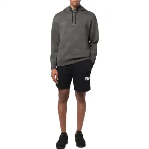 EMPORIO ARMANI Свитшот мужской серый с капюшоном Moderate Regular