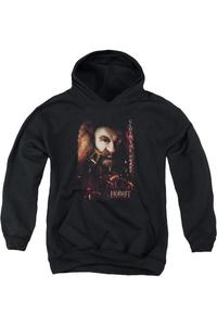 Толстовка с капюшоном The Hobbit Gloin Poster Youth Gildan, черный
