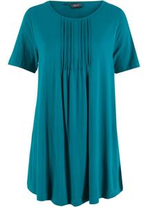 Футболка а-силуэта короткие рукава Bpc Bonprix Collection, бирюзовый