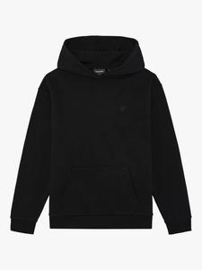 Детская утеплённая хлопковая толстовка с капюшоном Lyle & Scott, Black