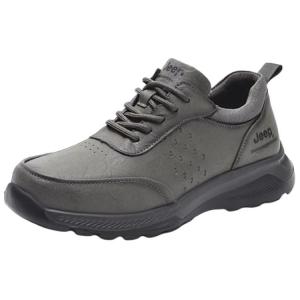 Низкие походные ботинки мужские серые Jeep, Gray