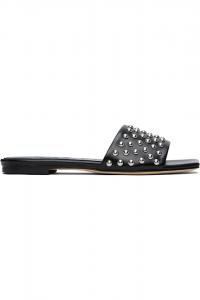 Анна сандалии из кожи с шипами Aeyde, черный