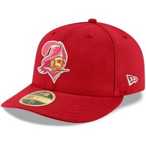 Мужская облегающая шляпа New Era Red Tampa Bay Buccaneers Omaha Throwback Low Profile 59FIFTY