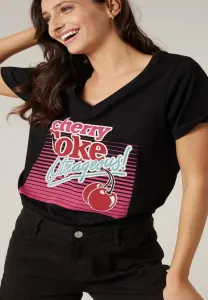 Оригинальная футболка с принтом из восьмидесятых Deeluxe, Schwarz