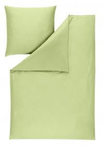 Комплект постельного белья Estella Ateliers однотонный сатиновый Valetta цвет майский зеленый размер 155х220+80х80