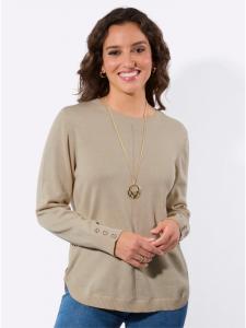 Свитер с длинными рукавами в кунжутном цвете WITT WEIDEN