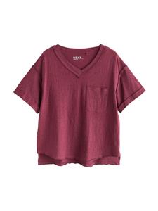 Next Футболка в винно-красном цвете