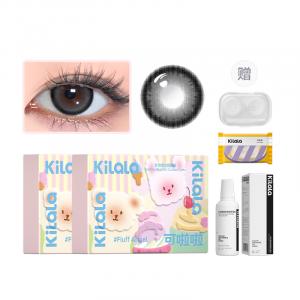 Одноразовые, на полгода, 1 шт * 2 шт В комплекте коробка + средство для ухода Смешанный дизайн с замком по краю Содержание влаги: 38% - 42% Kilala, 14.2-sweet chestnut squirrel