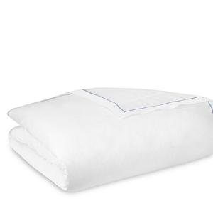 Пододеяльник Matouk Bergamo, полный/королевский размер, синий