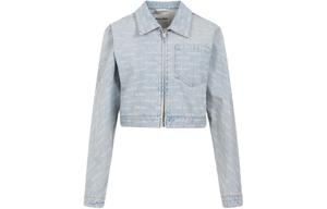 Джинсовая куртка женская светло-голубая Miu Miu