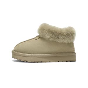 Высокие детские зимние ботинки Kids' Khaki Green Lee, хаки зеленый