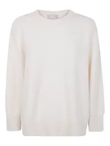 Кашемировый свитер Diane с отделкой люверсами kujten, белый