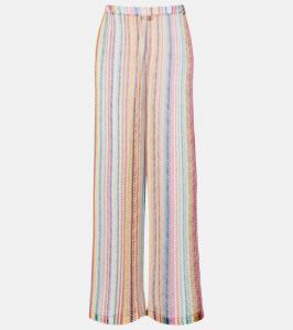Брюки палаццо Zig Zag Missoni, Multicolor Chevron