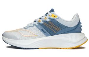 Кроссовки для бега YueYing мужские с низким верхом, стандартные, белые/с синей лентой/желтые Lining