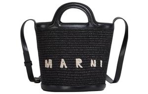 Вышитая сумка-ведро с логотипом MARNI, basic set (bag+dust bag)