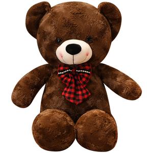 Плюшевый мишка, большая мягкая игрушка Mocha duck, темно-коричневый