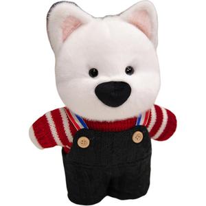 Плюшевая кукла щенка вест хайленд уайт терьера высотой 28см YUEZHILIAN