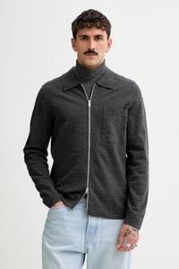 Кардиган с шерстью Marc O'Polo, серый