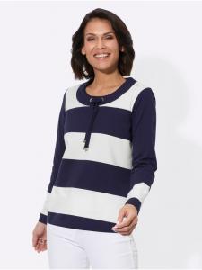 Толстовка в полоску цвета темно-бежевого WITT WEIDEN