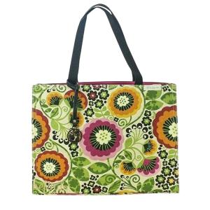 Сумка-шоппер Passage Market в цветах кремовый, зеленый, оранжевый, розовый Spartina 449