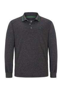 Рубашка-поло с длинными рукавами ELLIS JAN VANDERSTORM, темно-серый