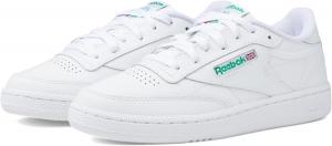 Кроссовки Club C 85 Reebok, цвет White/Glen Green