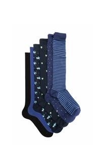 Носки выше колена 6-PACK ELEGANT GIFT BOX Ciocca, синий