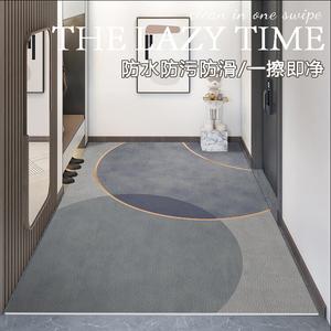 Budis Ковер 100х140 см для прихожей/уличный из пвх кожи, водонепроницаемый, нескользящий, моющийся, грязеотталкивающий, износостойкий, с геометрическим узором