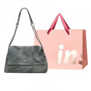 + PU Сумка через плечо Кроссбоди Обычная Женская Синий WHEELY BABY, Коричневый