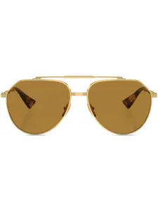 Солнцезащитные очки-пилоты Stefano Dolce & Gabbana, золотистый