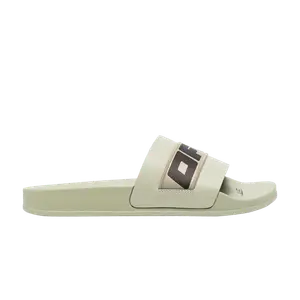 Шлепанцы Off-White Industrial Belt Slider 'Mud', зеленый