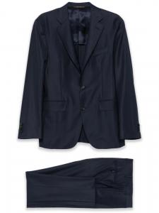 Костюм с однобортным пиджаком Canali, синий