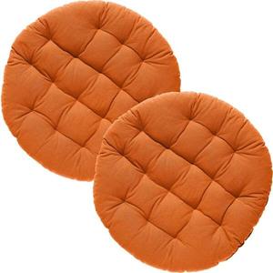 Подушка для стульев REDBEST rund 2er-Pack 200322, 37x1x37 см, оранжевый