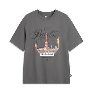 Футболка BadFive мужская coal smoke LINING, серый