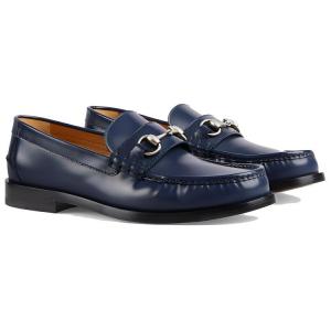 Мокасины Morsetto 'Navy Blue' GUCCI, Темно-синий