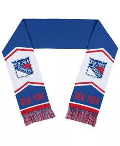 Женский жаккардовый шарф в полоску New York Rangers Wear By Erin Andrews, синий