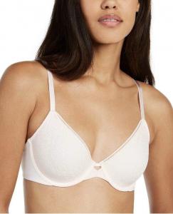 Бюстгальтер-полуторка Calvin Klein Women's Seductive Comfort с леопардовым принтом без подкладки, Nymp'Hs Thigh