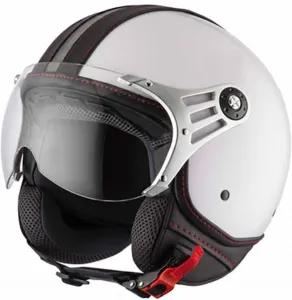 Ретро мотоциклетные полушлемы, мотоциклетные шлемы для мужчин и женщин, сертификация DOT/ECE, шлем-«джет», шлем-«бейсбольная шапочка», полушлем с визором, открытый шлем для мопеда или скутера QAZXCVB, 9