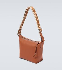 Кожаная поясная сумка Cubi Small Loewe, Tan