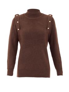 Пуловер caspio, серо-коричневый