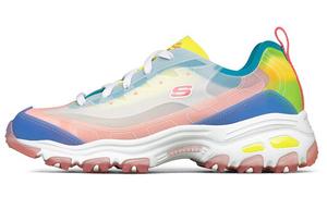 Кроссовки D"Lites 1.0 Lifestyle женские с низким верхом розового/синего/желтого цвета Skechers