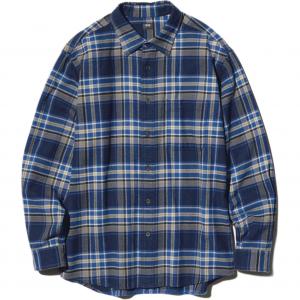 UNIQLO Рубашка унисекс голубая Lake Blue