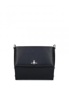 Сумка через плечо с круглой пластиной Vivienne Westwood, черный