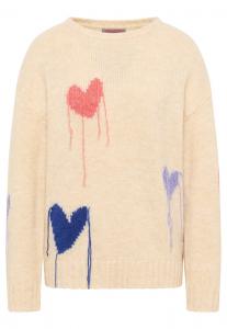 Свитер Frieda & Freddies NY, бежевый/слоновая кость