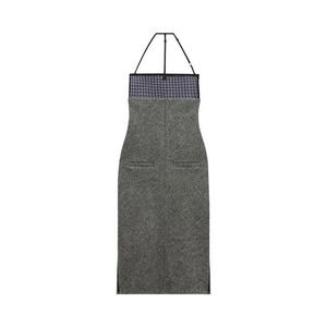 Платье Courrèges Lingerie Bigout Caviar Long Dress, Black/White