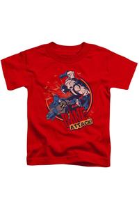 Футболка для малышей с коротким рукавом "Batman: Атака Бэйна" Gildan, красный