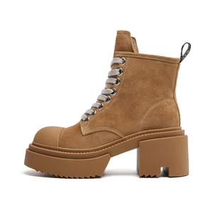 Короткие ботинки Martin 8 см женские CHERYKALLY, Yellow Brown